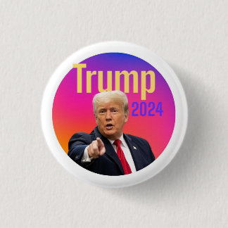 Macaron Rond 2,50 Cm Bouton Trump 2024