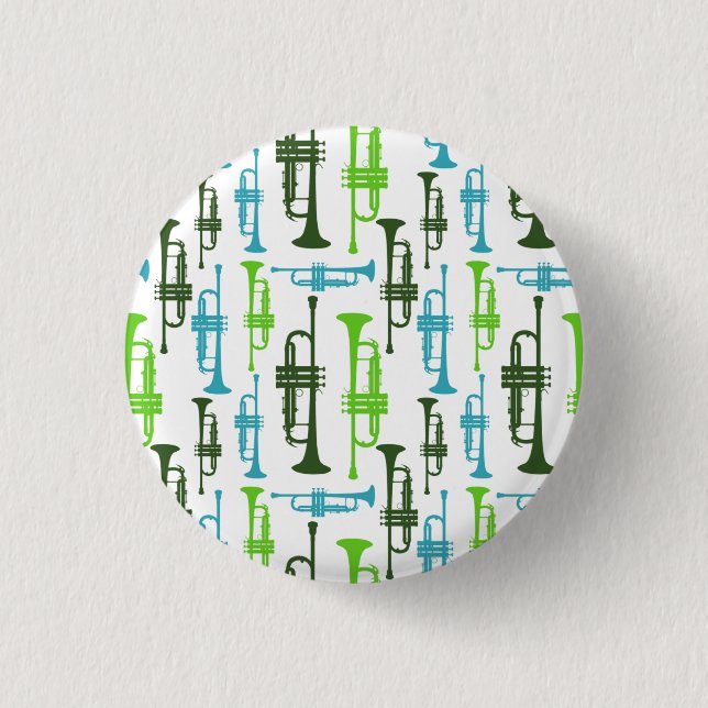 Macaron Rond 2,50 Cm Bouton Trumpet (Devant)