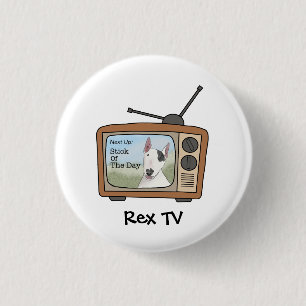 Macaron Rond 2,50 Cm Bouton TV Rex