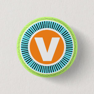 Macaron Rond 2,50 Cm Bouton Vaxxxx de la vaccination