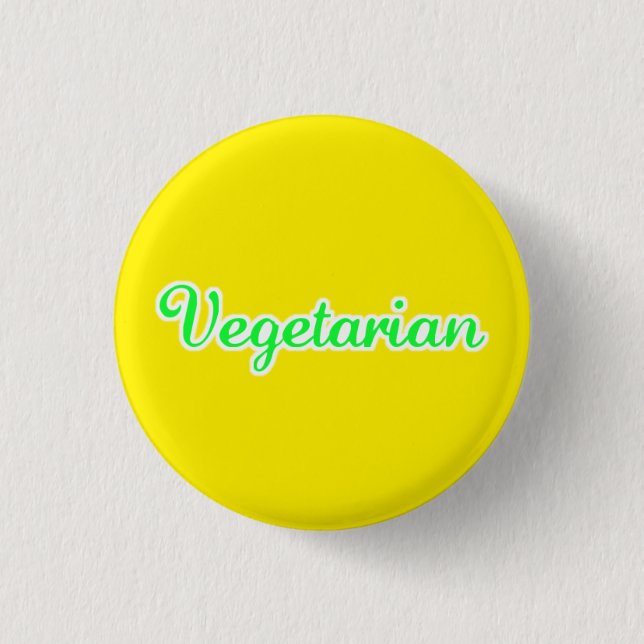 Macaron Rond 2,50 Cm Bouton végétarien (Devant)
