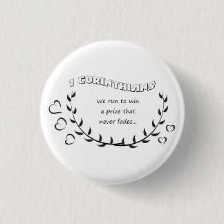 Macaron Rond 2,50 Cm Bouton Verse de la Bible