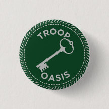 Bouton vert de la Fierté de Troop IGGPPCamp 2022