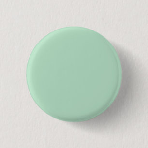 Macaron Rond 2,50 Cm Bouton vert minimaliste à la menthe