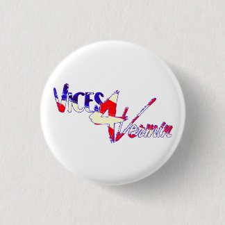 Macaron Rond 2,50 Cm Bouton Vices officiels 4 Vermin
