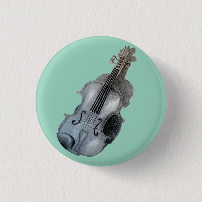 Macaron Rond 2,50 Cm Bouton Violon (Devant)