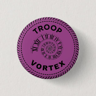 Macaron Rond 2,50 Cm Bouton Vortex Troop IGGPPCamp 2023