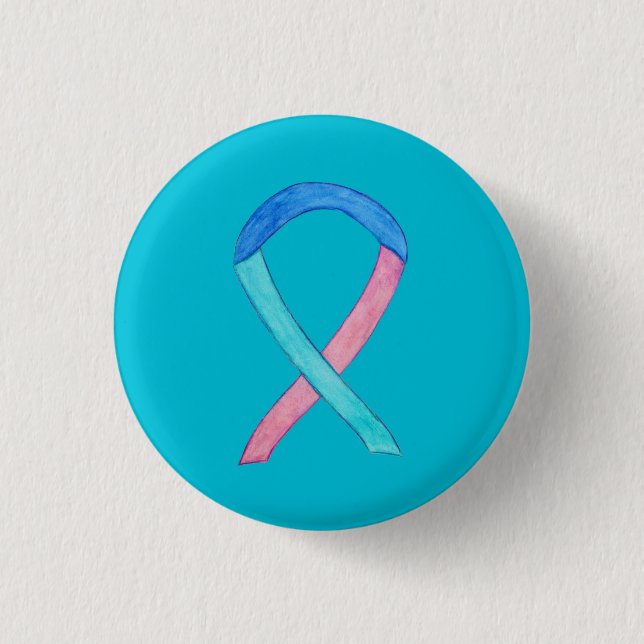 Macaron Rond 2,50 Cm Boutons à broches personnalisées pour la sensibili (Devant)