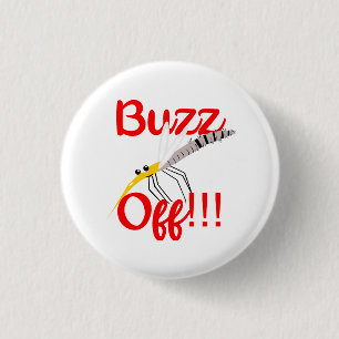 Macaron Rond 2,50 Cm Boutons Buzz Off