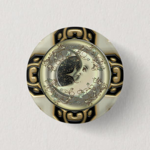 Macaron Rond 2,50 Cm Boutons célestes de lune