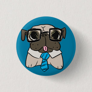 Macaron Rond 2,50 Cm Boutons de carlin de bureau