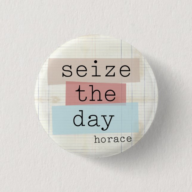 Macaron Rond 2,50 Cm boutons de citation d'amusement (Devant)