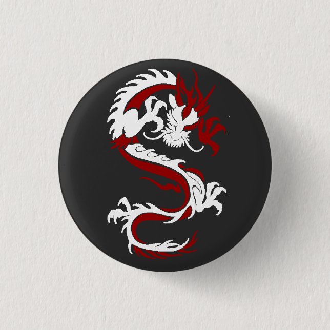 Macaron Rond 2,50 Cm Boutons de dragon (Devant)