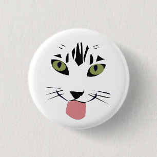 Macaron Rond 2,50 Cm boutons mignons de chat
