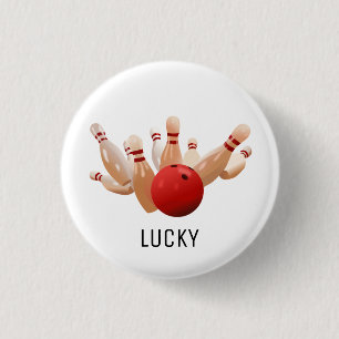 Macaron Rond 2,50 Cm Bowling chanceux