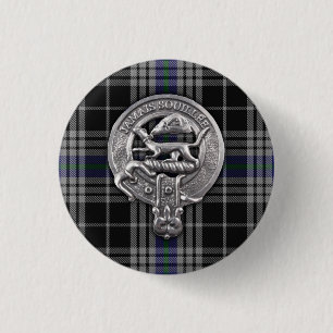 Macaron Rond 2,50 Cm Breizh Crest & Tartan National Breizh
