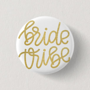 Macaron Rond 2,50 Cm Bride Tribe Wedding Button