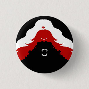 Macaron Rond 2,50 Cm Brides du bouton Dracula