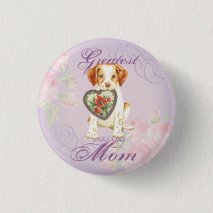 Macaron Rond 2,50 Cm Brittany Heart Mom