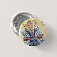 BROCHE DE DAME BLUE (AQUARELLE)