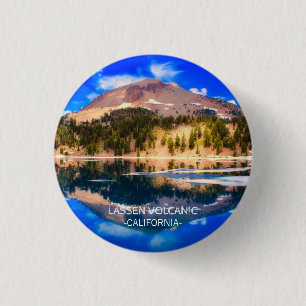 Macaron Rond 2,50 Cm Bucquette du Lassen Volcanic National Park en Cali