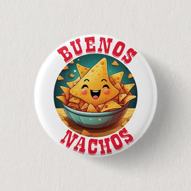 Macaron Rond 2,50 Cm Buenos Nachos (Devant)