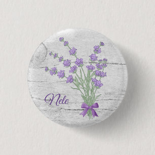 Macaron Rond 2,50 Cm Busard de Lavande personnalisé