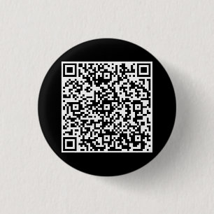 Macaron Rond 2,50 Cm Button à code QR propre