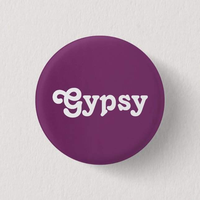 Macaron Rond 2,50 Cm Button Gypsy (Devant)