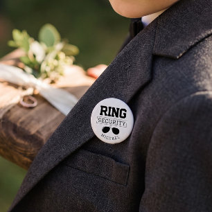 Macaron Rond 2,50 Cm Cadeau de mariage drôle de sécurité de bague pour