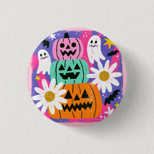 Macaron Rond 2,50 Cm Cadeau Halloween Couleurs Amusantes