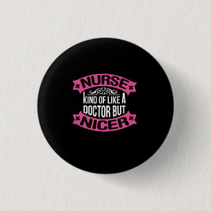 Macaron Rond 2,50 Cm Cadeau infirmière Infirmière Comme Un Docteur