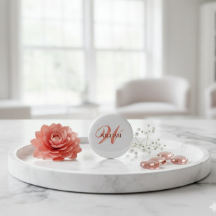 Macaron Rond 2,50 Cm Cadeau personnalisé avec monogramme personnalisé