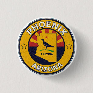 Macaron Rond 2,50 Cm Cadeaux vintage de Phoenix, Arizona