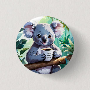 Macaron Rond 2,50 Cm Café Cosy Jungle Koala