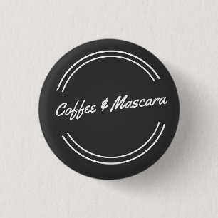Macaron Rond 2,50 Cm Café et mascara