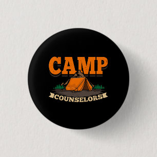 Macaron Rond 2,50 Cm Camping - Conseiller de camp