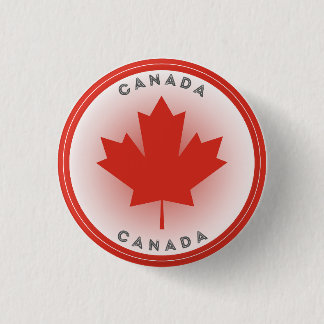 Macaron Rond 2,50 Cm Canada Maple Leaf Circle Shape