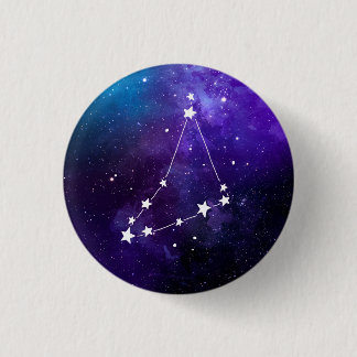 Macaron Rond 2,50 Cm Capricorne Constellation Zodiac