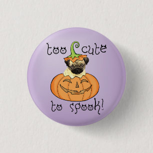 Macaron Rond 2,50 Cm Carlin d'Halloween