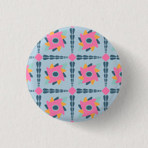 Macaron Rond 2,50 Cm Carreau coloré décoratif