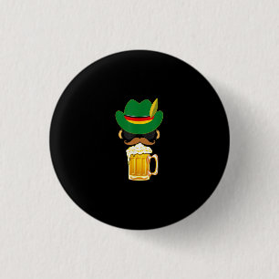 Macaron Rond 2,50 Cm Casquette alpin bavarois Boisson de bière alleman