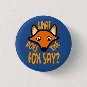 Macaron Rond 2,50 Cm Ce qui fait le Fox pour indiquer