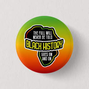 Macaron Rond 2,50 Cm Célébration de l'histoire NOIRE