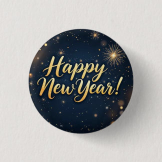 Macaron Rond 2,50 Cm Celebration New Year Patches 2026