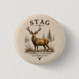 MACARON ROND 2,50 CM CERF – COLLECTION CHASSE 