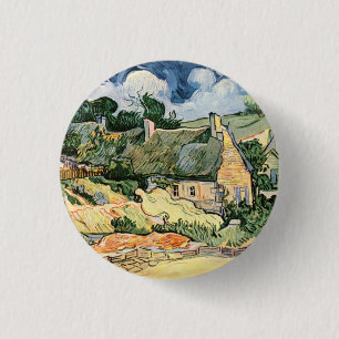 Macaron Rond 2,50 Cm Chalets à Cordevill Vincent van Gogh