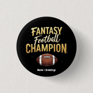 Macaron Rond 2,50 Cm Champion De Football Imaginaire Dominez Comme Un P