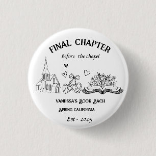 Macaron Rond 2,50 Cm Chapitre final Avant la Chapelle Livre Bachelorett
