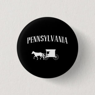 Macaron Rond 2,50 Cm Chariot de la Pennsylvanie Amish